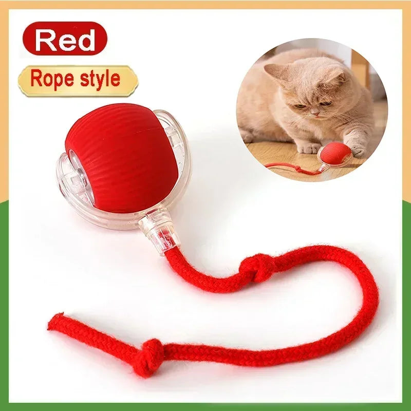 Rechargeable Interactive Rolling Ball Toy for Cats and Dogs