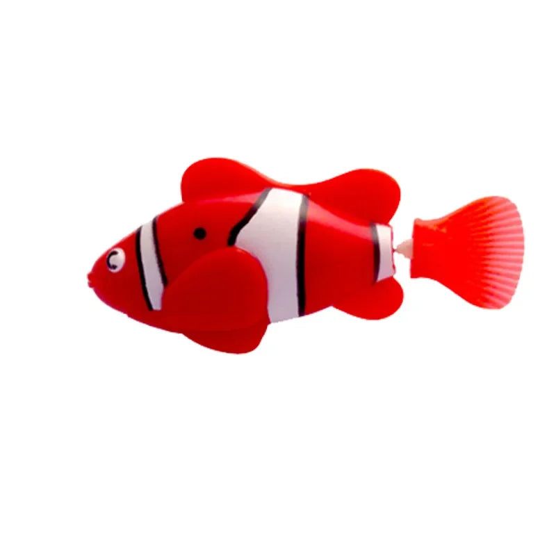 LED Interactive Swimming Robot Fish Toy for Cats