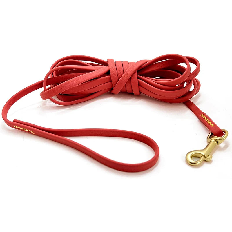 Waterproof PVC Dog Training Leash – 3M/6M/9M Long, Easy-Clean Lead
