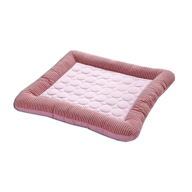 Cooling Pad for Dogs & Cats – Soft Ice Silk Summer Mat