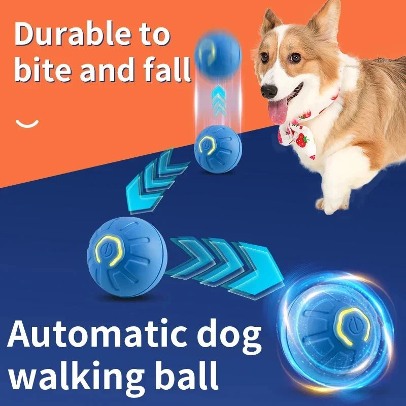 Smart Interactive Dog Toy Ball – USB Rechargeable & Auto-Moving