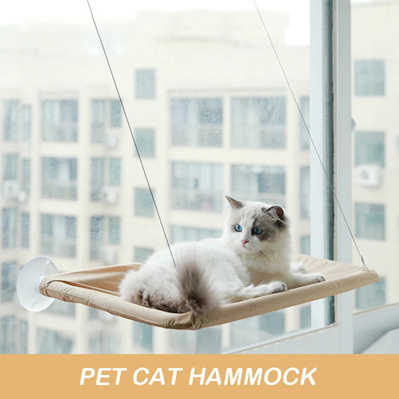 Aerial Cat Hammock Window Bed – Hanging Cat Seat