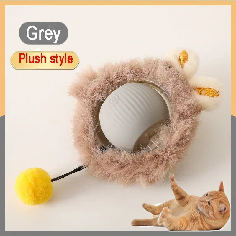 Rechargeable Interactive Rolling Ball Toy for Cats and Dogs