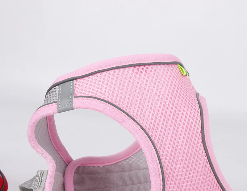 Adjustable Adjustable Dog Harness & Leash Set – For Small Dogs & Cats Set