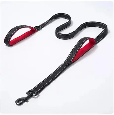 Heavy Duty Double Handle Nylon Dog Leash