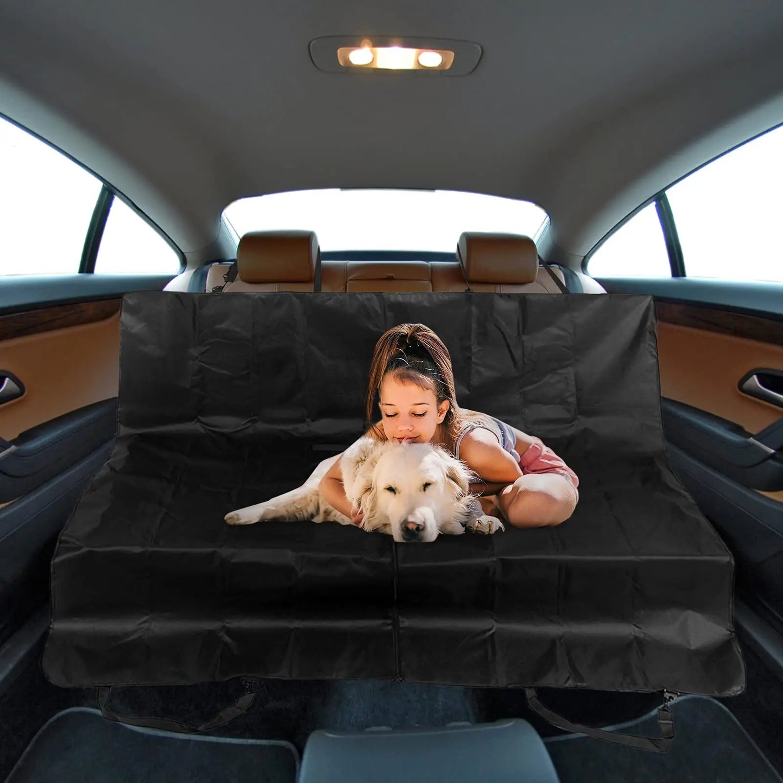 Waterproof Heavy Duty Foldable Dog Car Seat Cover – Scratchproof & Nonslip