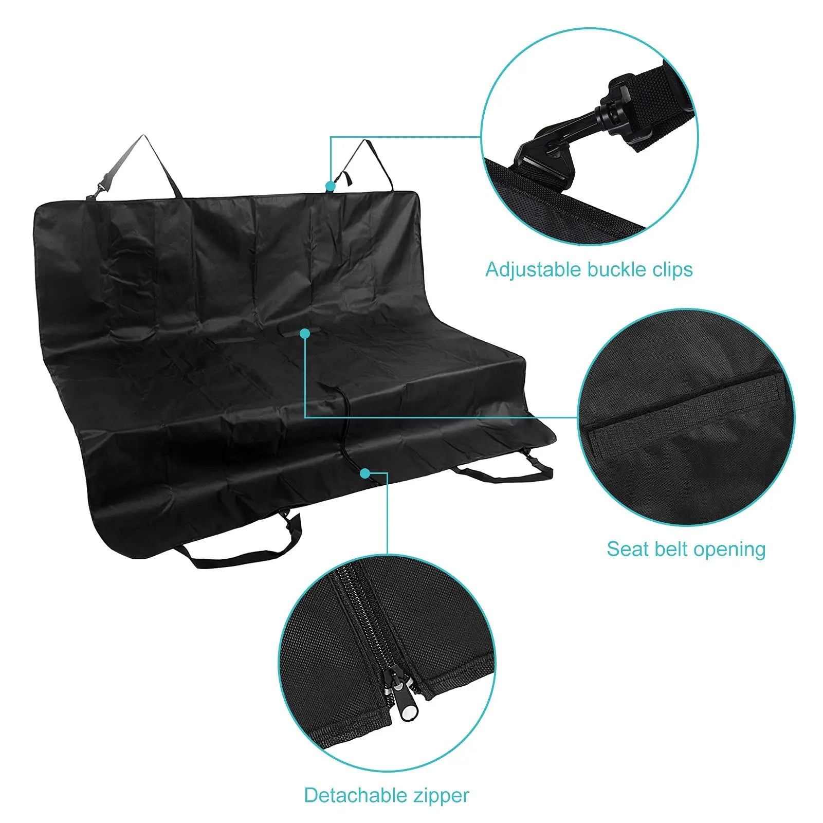 Waterproof Heavy Duty Foldable Dog Car Seat Cover – Scratchproof & Nonslip