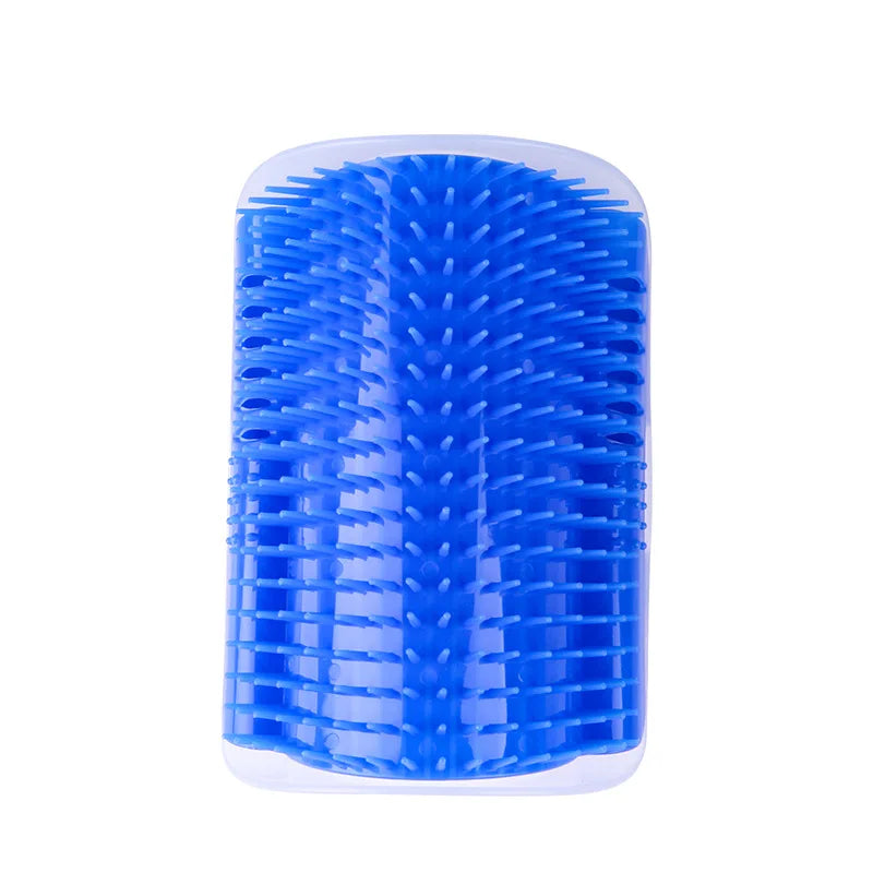 Cat Wall Corner Self-Grooming Brush with Bristles