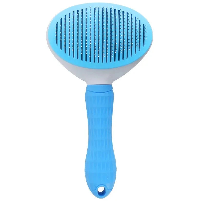 Pet Grooming Comb – Stainless Steel Brush for Cats & Long-Hair Dogs