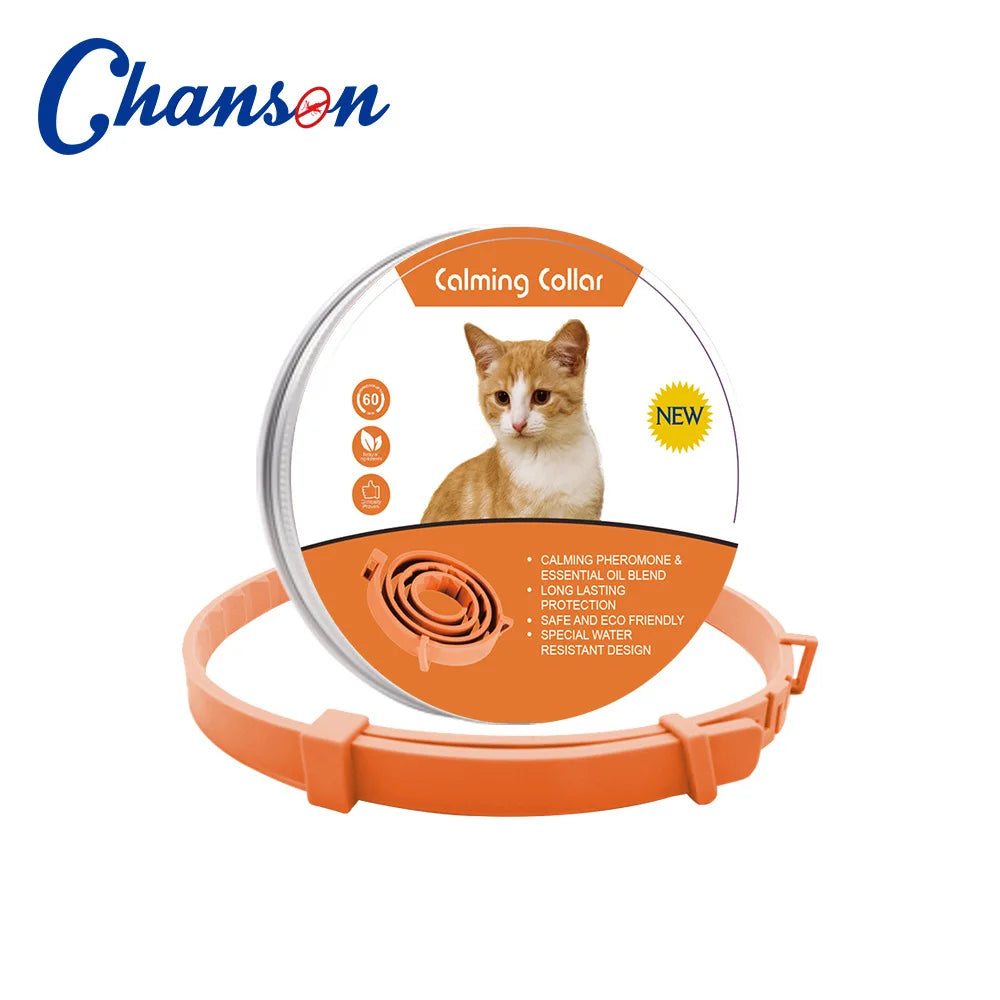 Adjustable Calming Collar for Cats and Dogs