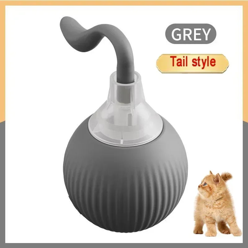 Rechargeable Interactive Rolling Ball Toy for Cats and Dogs