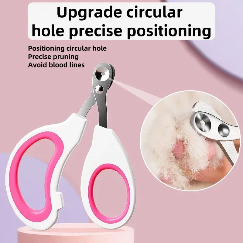 Professional Cat & Dog Nail Clippers – Stainless Steel Grooming Trimmer