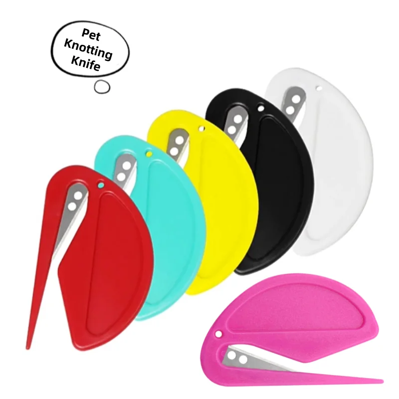 Pet Hair Removal Knot & Shedding Knife – Safe Stainless Steel Grooming Tool