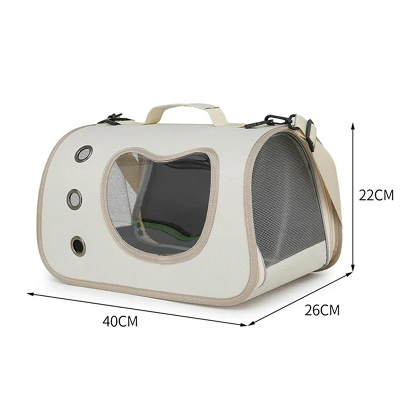 Foldable Breathable Pet Carrier Bag for Small Dogs & Cats