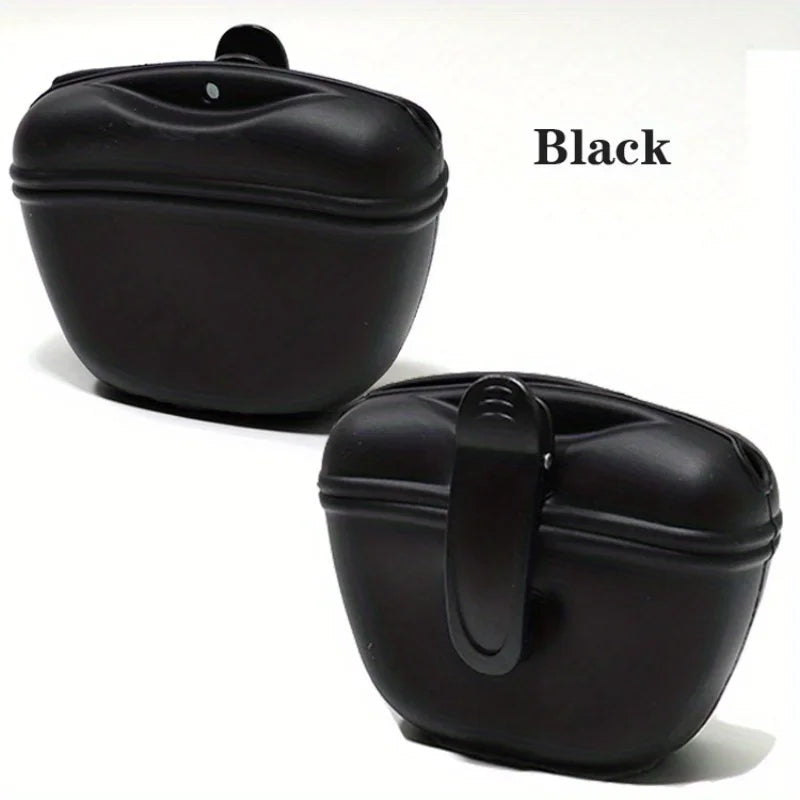 Silicone Dog Treat Training Bag – Waterproof with Magnetic Clip