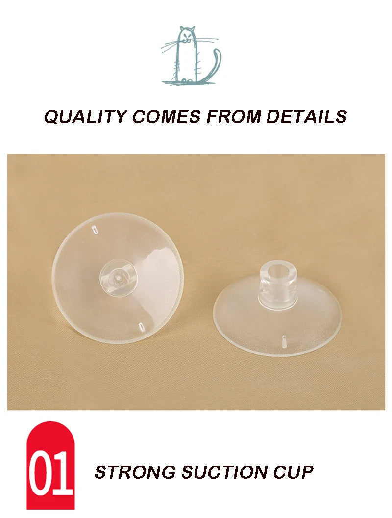 Aerial Cat Hammock Window Bed – Hanging Cat Seat