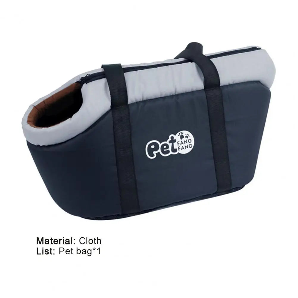 Soft-Sided Breathable Pet Carrier Tote with Adjustable Strap & Interior Pad