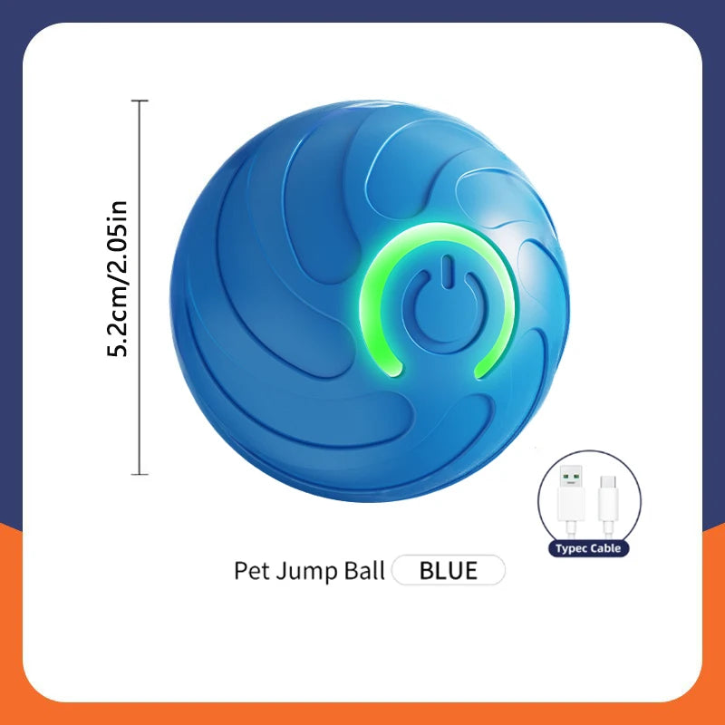 Smart Interactive Dog Toy Ball – USB Rechargeable & Auto-Moving