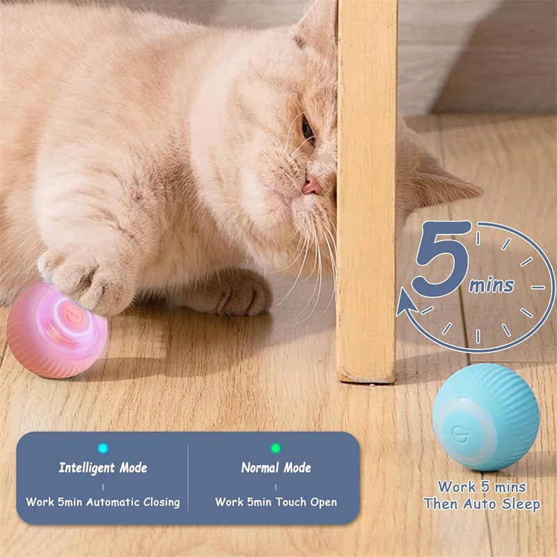 Smart Interactive Dog Toy Ball – USB Rechargeable & Auto-Moving