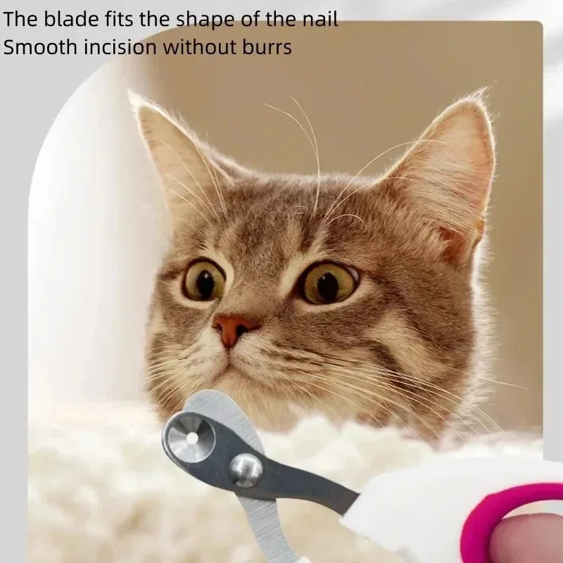 Professional Cat & Dog Nail Clippers – Stainless Steel Grooming Trimmer