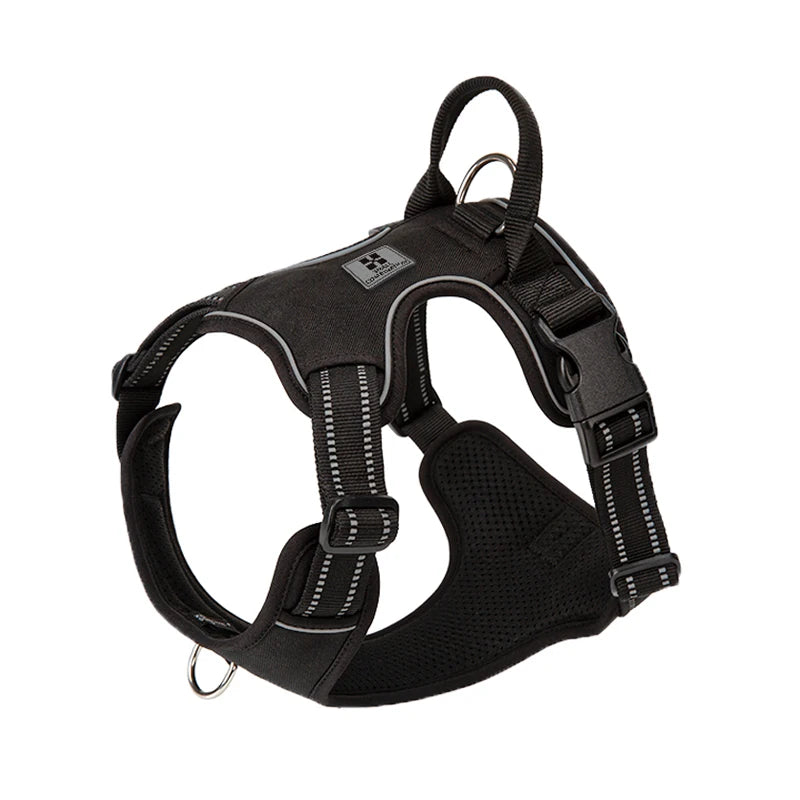 Personalized No-Pull Reflective Padded Dog Harness