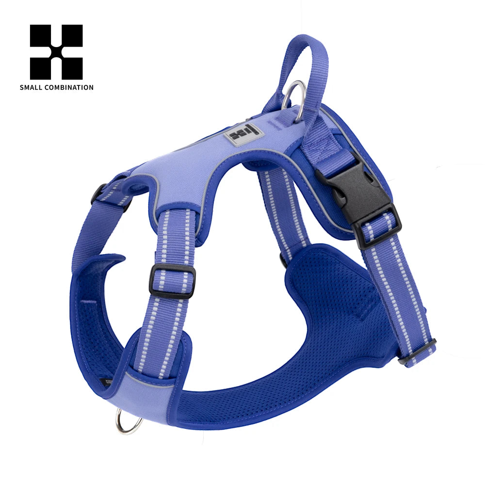 Personalized No-Pull Reflective Padded Dog Harness