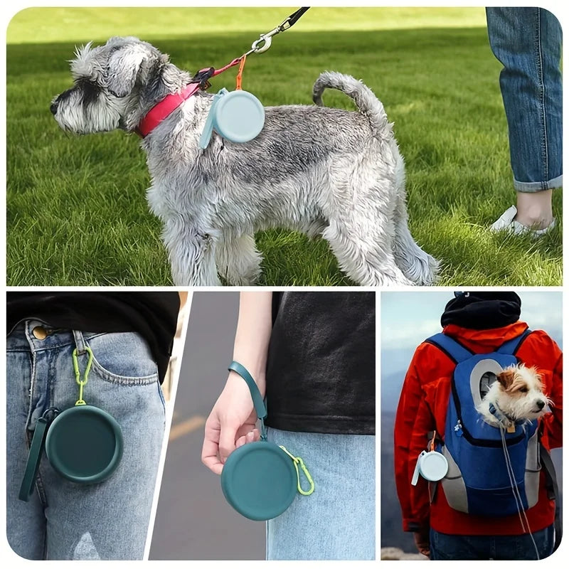 Waterproof Silicone Dog Treat Pouch – Training Snack Bag for Outdoor Use