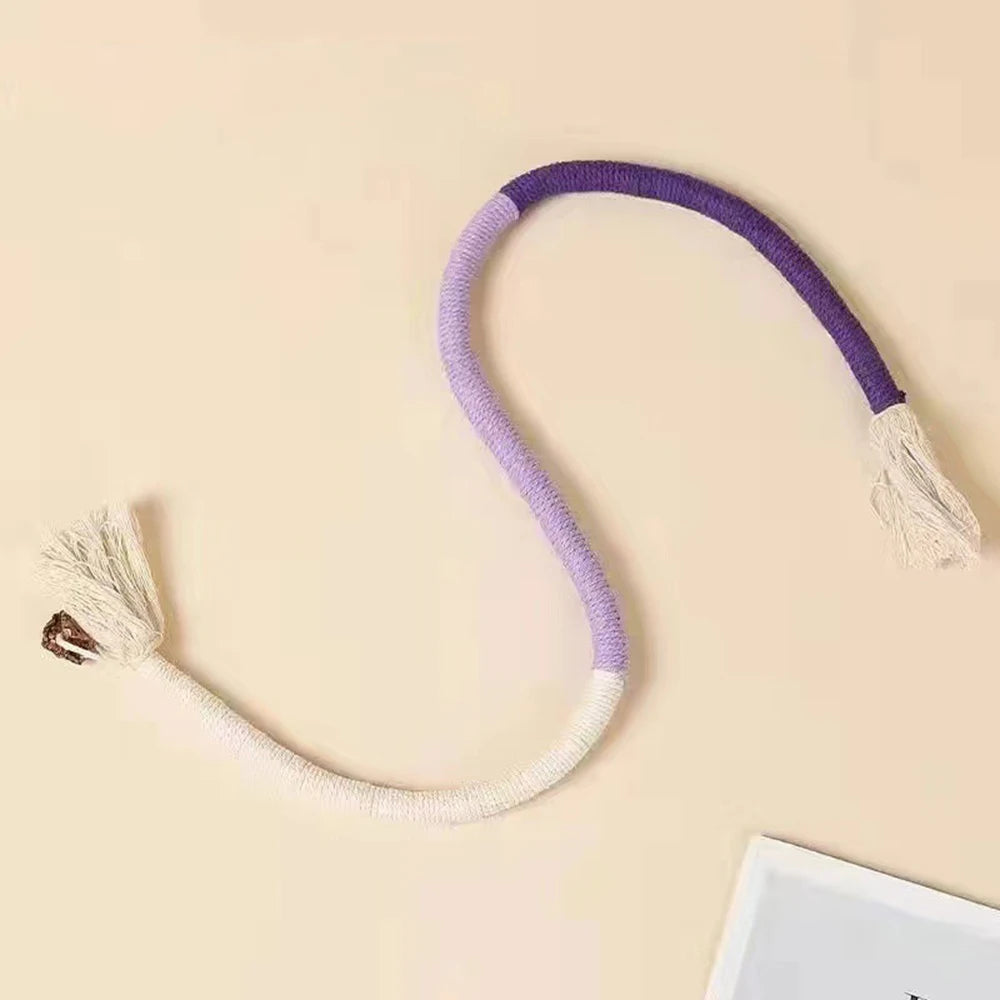 Cat Chew Rope Toy with Catnip – Safe Teeth Cleaning Toy