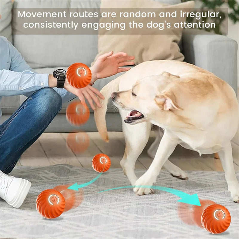 Smart Interactive Dog Toy Ball – USB Rechargeable & Auto-Moving